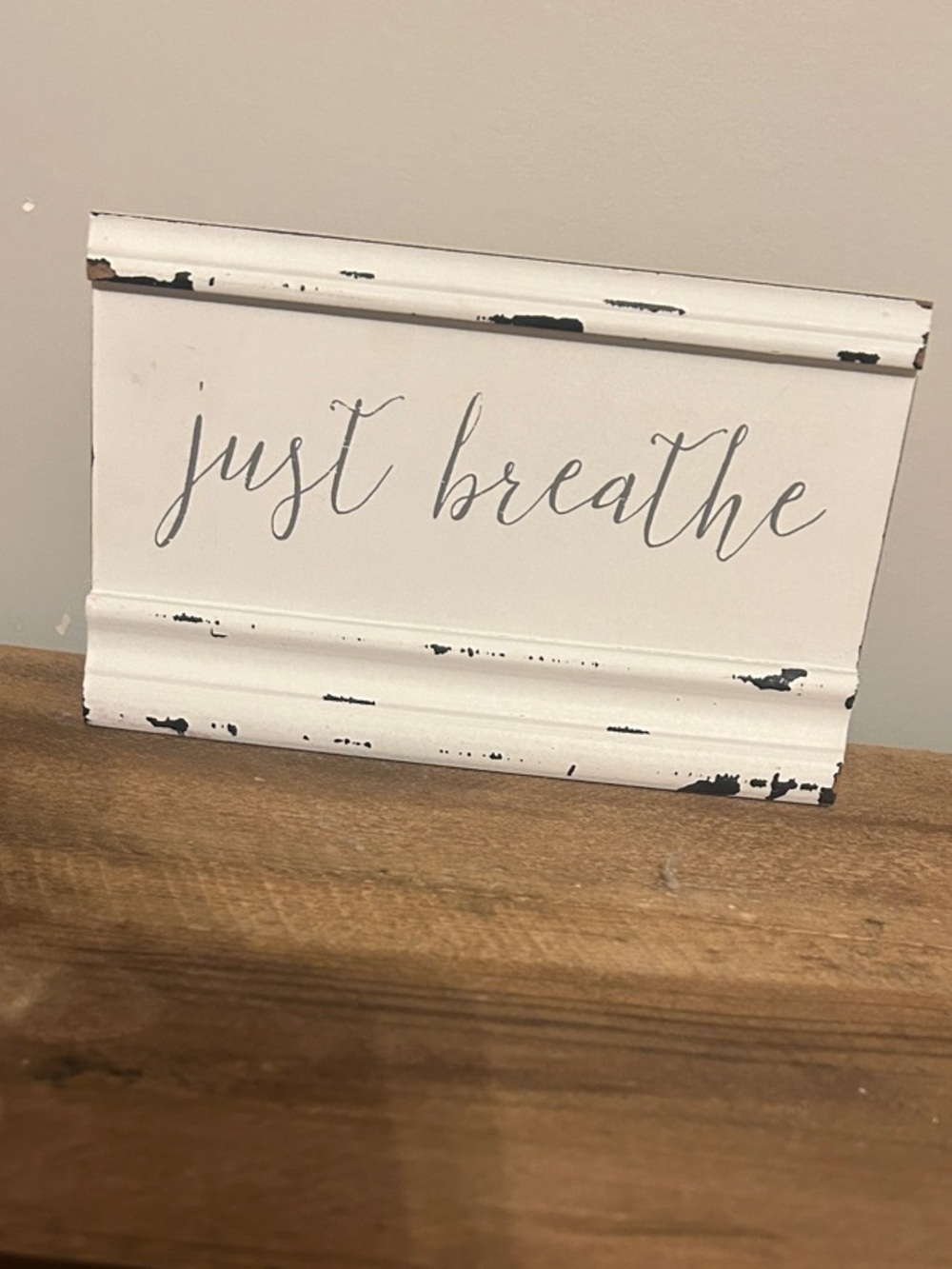 Just Breathe - Inspirational Home Decor